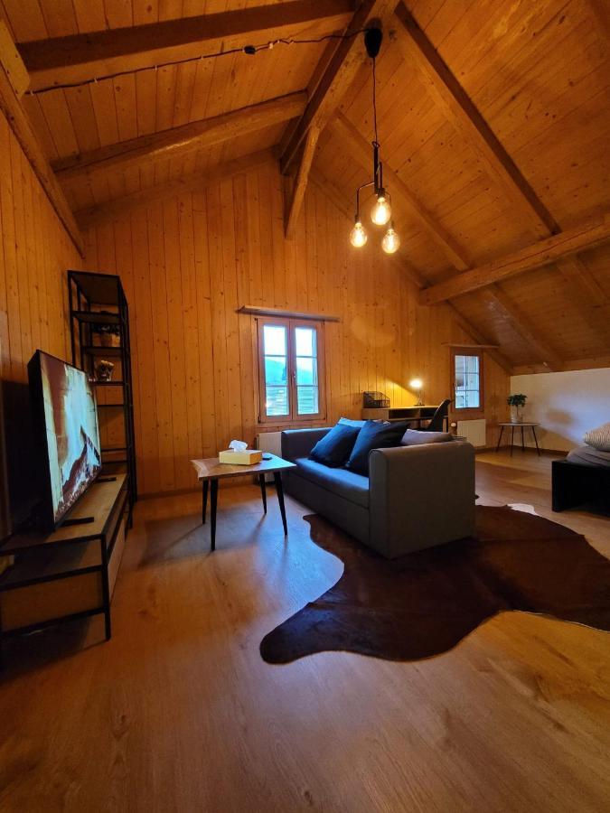 Forest View Apartment In Leissigen By Interlaken With No Kitchen Exterior foto